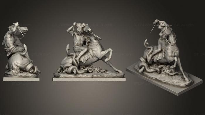 Memorial (Fight With A Snake, PM_0310) 3D models for cnc
